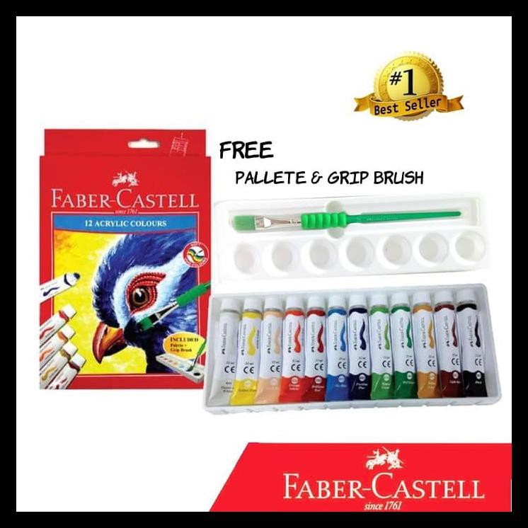 

Termurah Cat Akrilik Faber Castell Tube 12 Ml