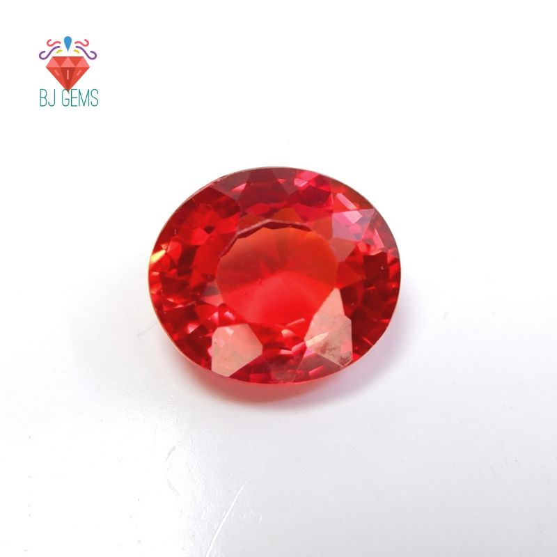 Permata Orange Safir Catam Bangkok Cut Perbutir 9 mohs