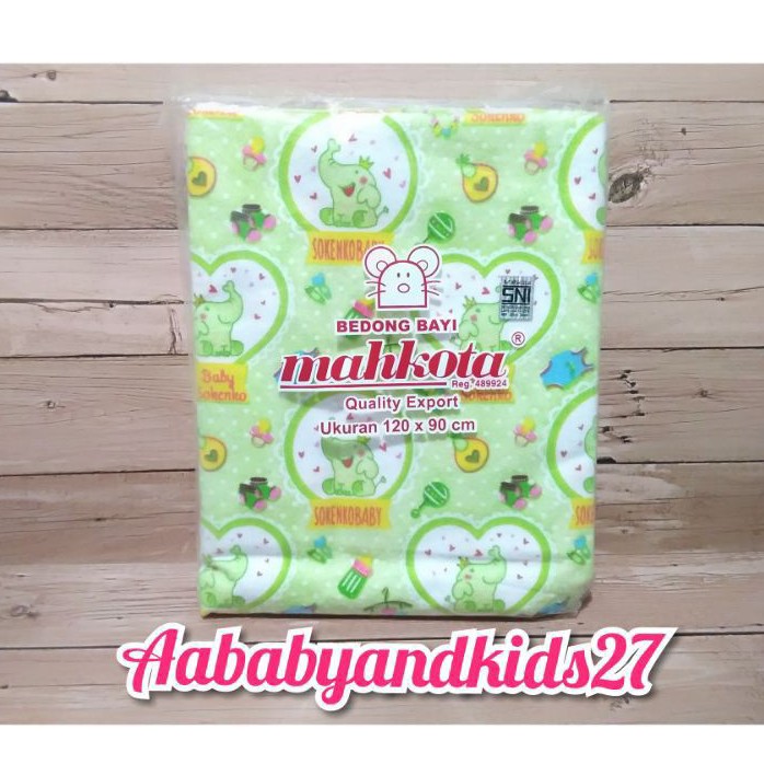 3PC BEDONG BAYI MAHKOTA UKURAN 120X90-BEDONGAN BAYI MAHKOTA-BEDONG BAYI LEMBUT MURAH BERKUALITAS