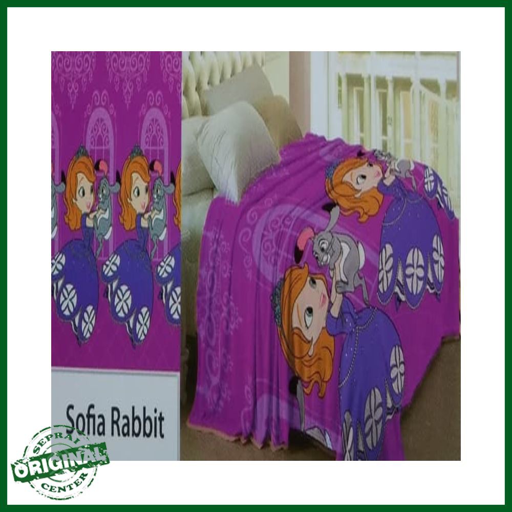 SELIMUT LADY ROSE SOFIA RABBIT BLANKET PRINCESS FIRST PUTRI & KELINCI