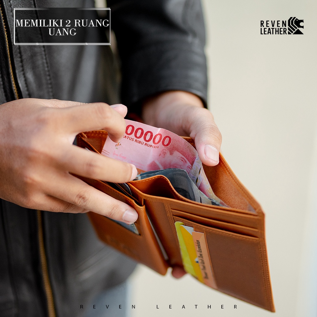 Dompet Kulit Premium Wallet 16 SLOT CARD Fashion Cowok Pria Full Kulit Asli Original Branded Stylish