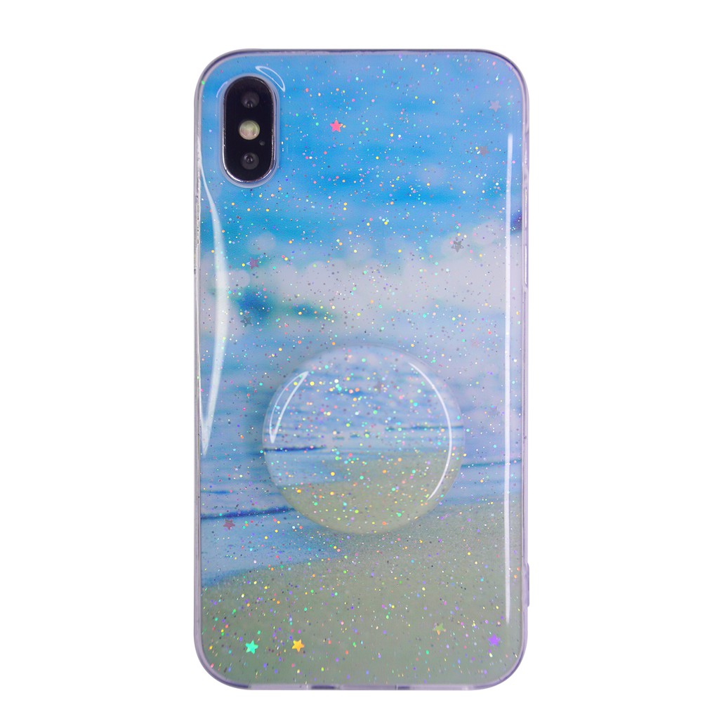 Oppo Reno 4 4G  Reno 4F/F17 Pro  Reno 4 Pro 4G Case Casing HP Softcase Rainbow Plus Popsocket CaseSeller