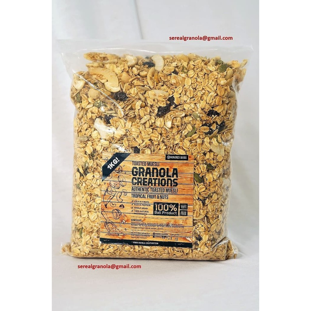 

Granola Creations Tropical Fruit Nuts Aneka Buah dan kacang 1 kg