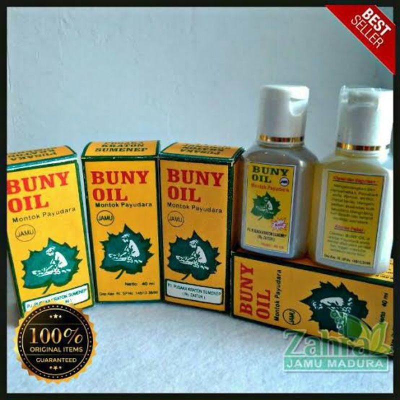 BUNY OIL MONTOK PAYUDARA DAN BOKONG RAMUAN MADURA