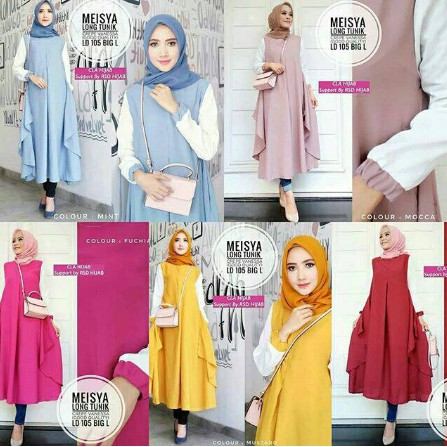 Dumma Tunik kekinian Tunik panjang tuniklong Tunikremajamurah tunik model trendy