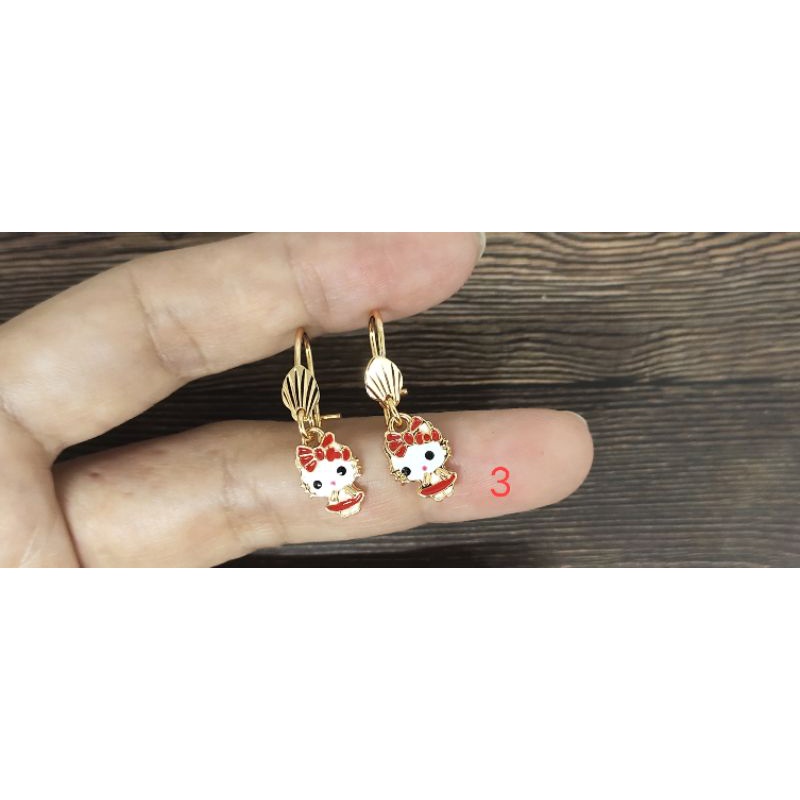 Fifi Fashion Anting anak Desy model Edna perhiasan lapis 12#