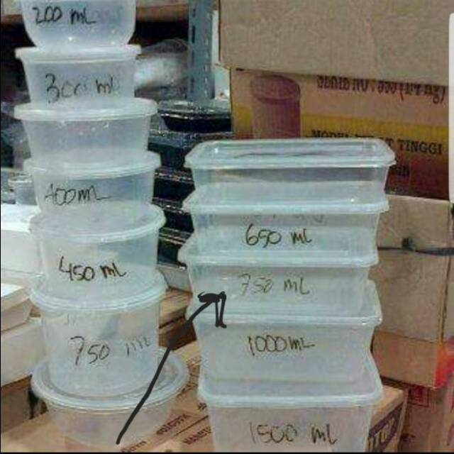 Food container box makan plastik 650ml