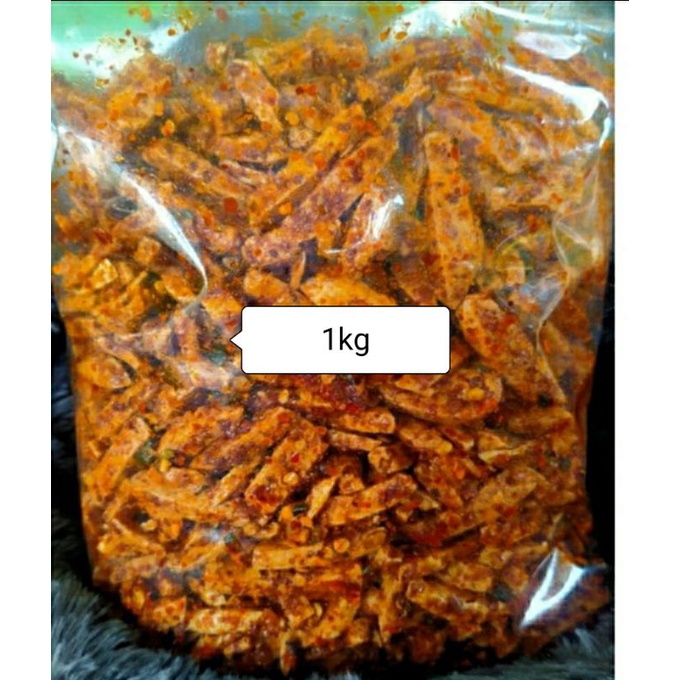 Basreng pedas daun jeruk isi 1kg