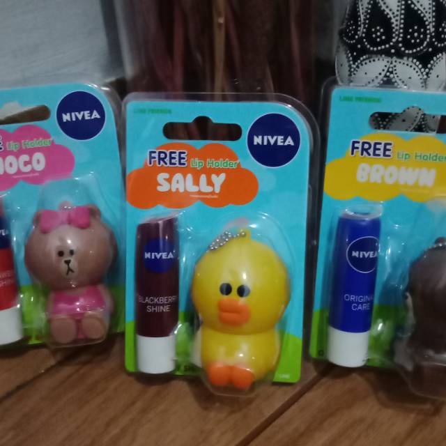 Nivea Lip Balm Line Character Ori from Thailand
