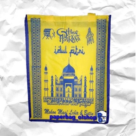

tas lebaran motif (30x15x38) isi 12 pc