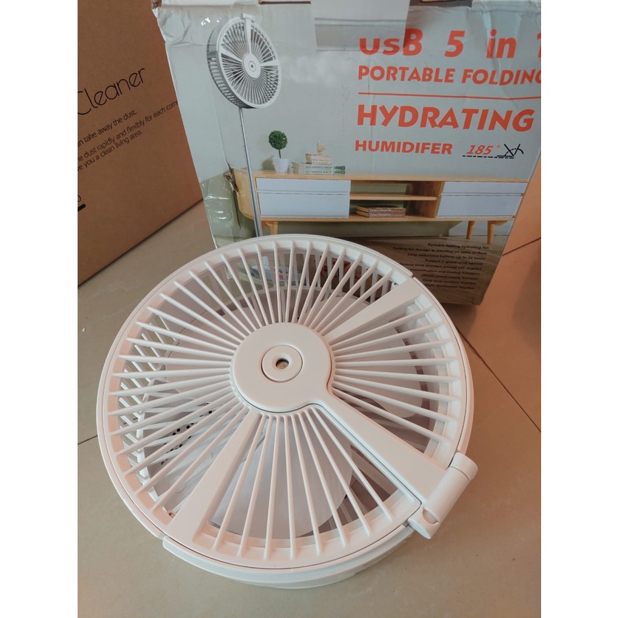 FYC-H7 USB 5 dlm 1 Kipas Angin ,humidifier , lampu meja ,powerbank