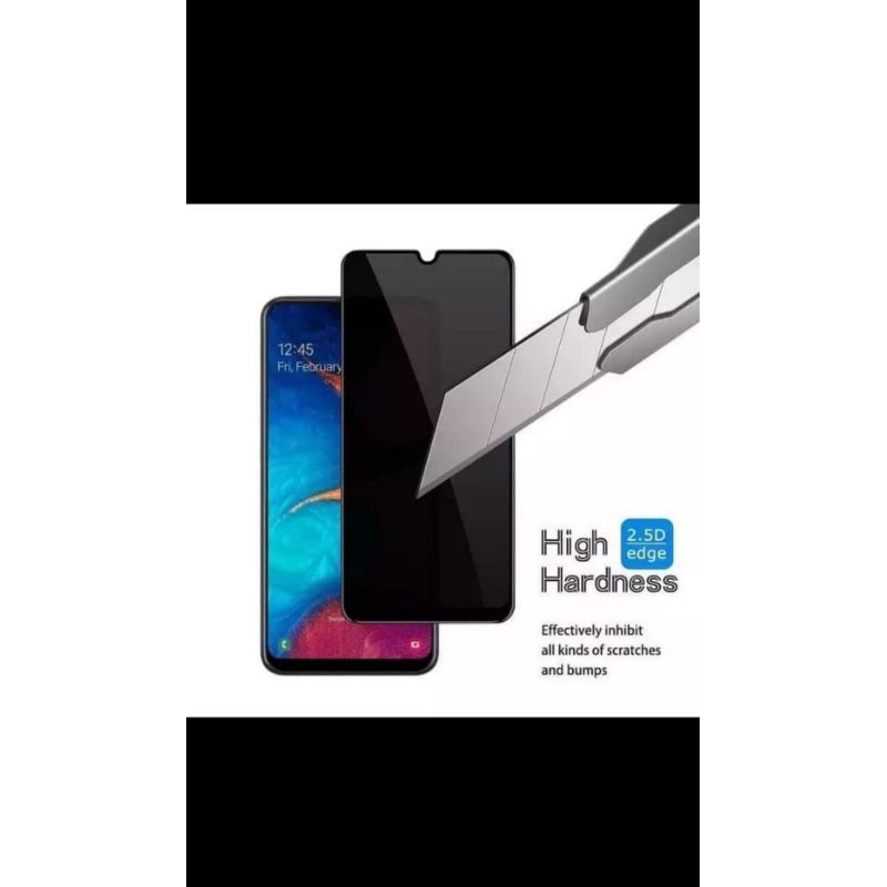 Tempered Glass Spy Privacy Full Cover Realme C3 / 5/5i / 5 Pro / 6/6i / 6 Pro / C11 / C12/C15 New