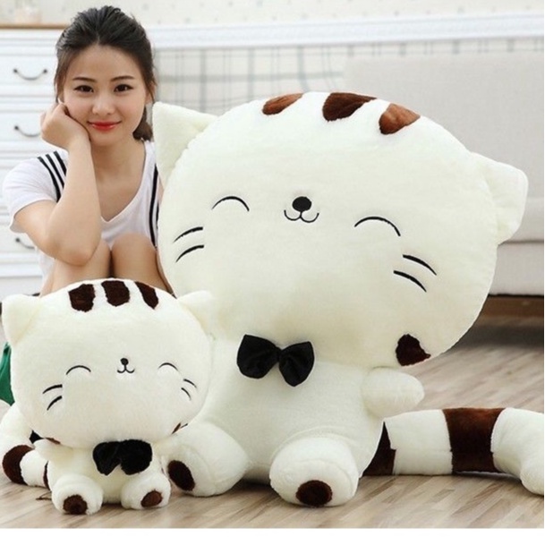 Boneka kucing, Import, Mainan boneka kucing jumbo, Mainan kucing, Lucu, Boneka Kucing murah Ukuran 60 Cm Standar SNI