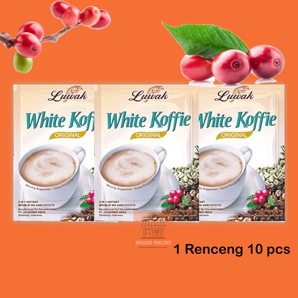 

Luwak white coffee rencengan [10pcs]