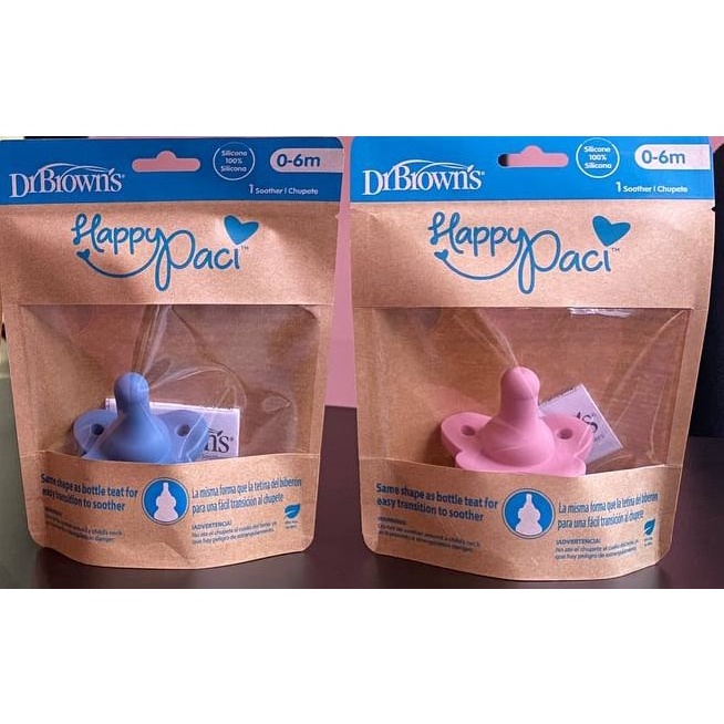 Makassar ! Pacifier / Empeng Silicone Soother Dr Brown's 0-6 M