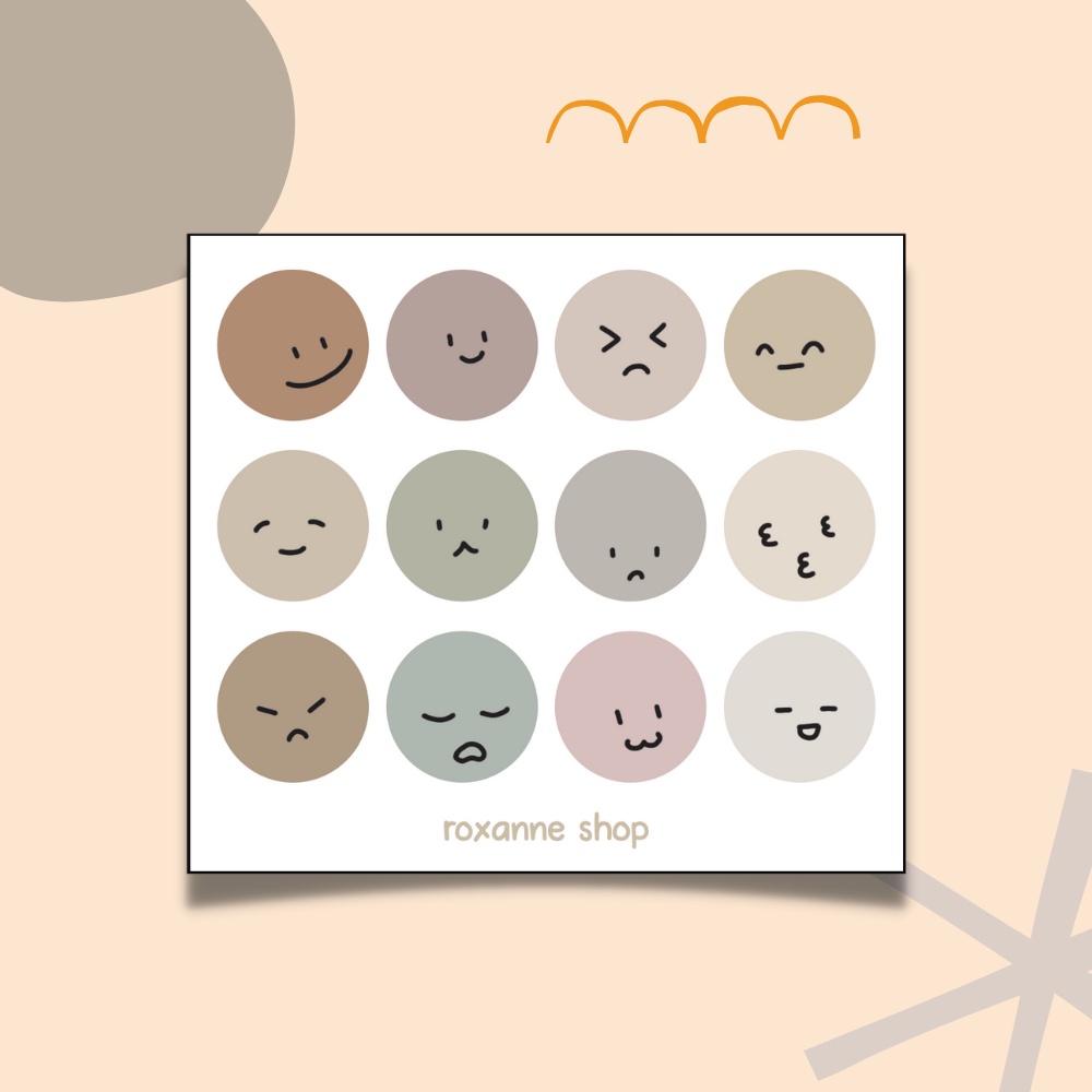 

AESTHETIC STICKER UNTUK NOTEBOOK / STIKER JURNAL DOT STIKER / STIKER BULAT (Code: Stiker Dots)