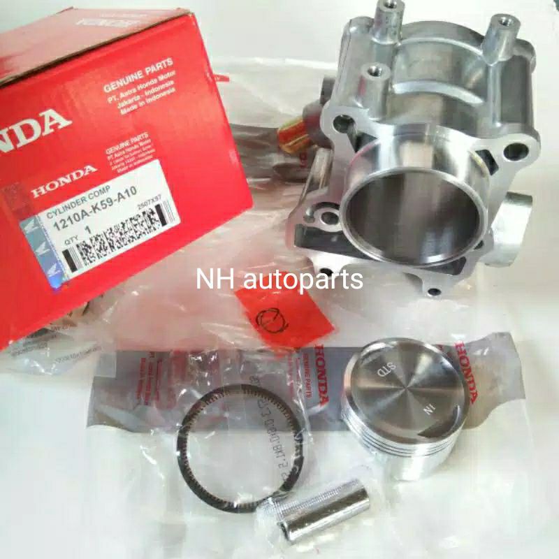 BLOK SEHER VARIO 150 LED MESIN KOMPLIT CYLINDER ASSY HONDA VARIO 150