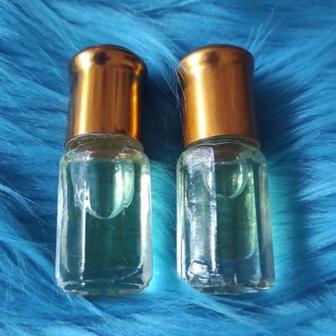 3 Botol Minyak Wangi Kasturi Kijang/Silver/Soft Aroma Tahan Lama