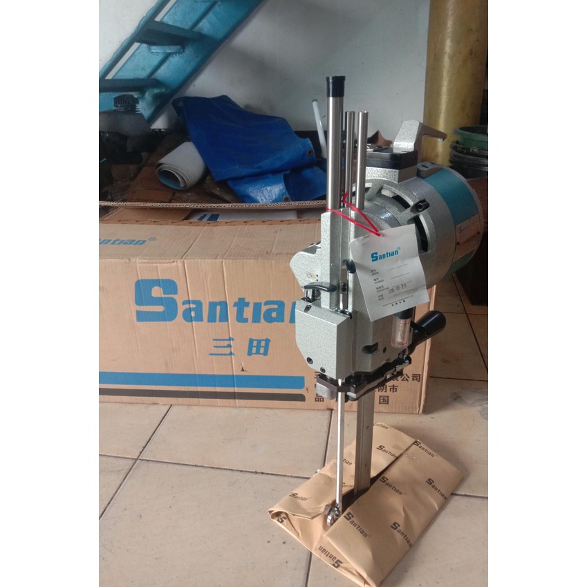 Mesin Potong Bahan Kain Tegak 10&quot; SANTIAN 650 Watt