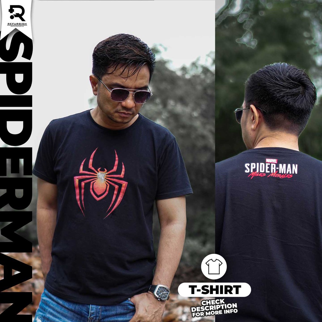 Kaos Game Spiderman Miles Morales MURAH & BARU