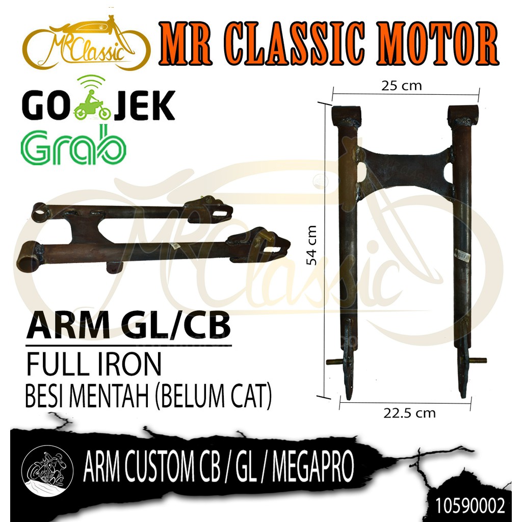 Arm Custom CB/GL/Megapro