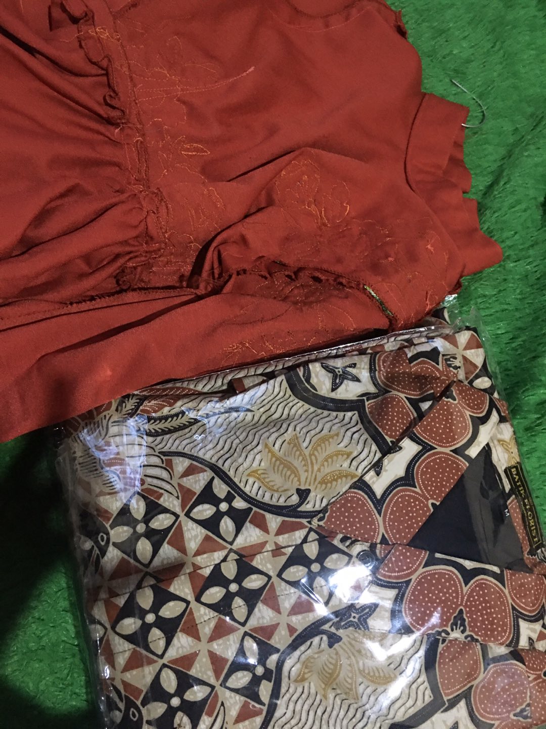 Kawung Puspo Kemeja Batik Pria Full Furing Bahan Katun Cabut Primisima