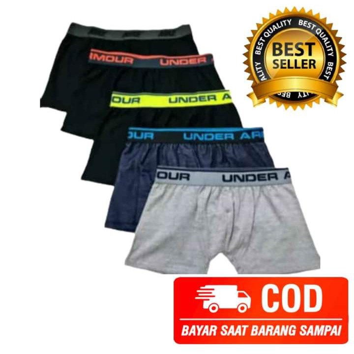 1 lusin Celana dalam pria boxer ( 1 lusin 12 pcs)