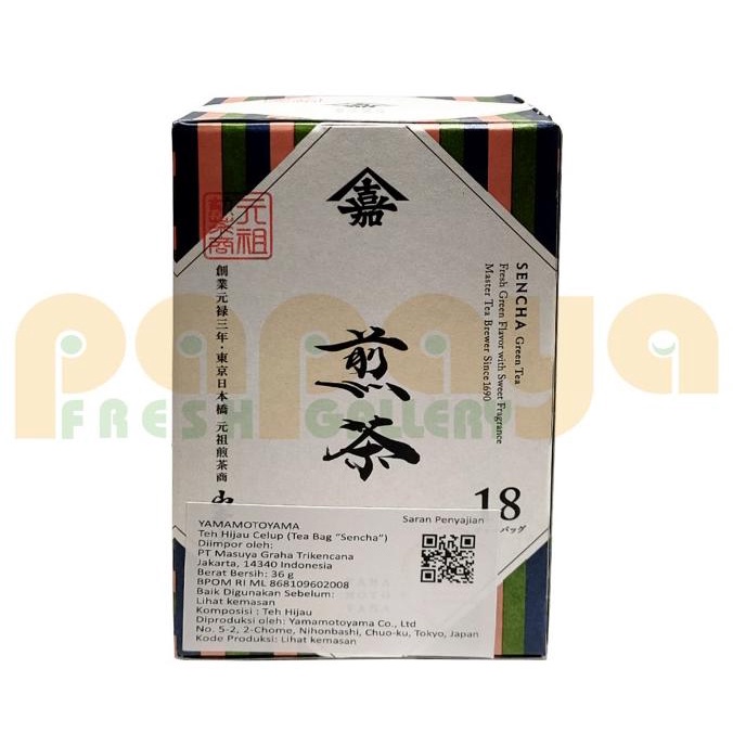 

[COD] YAMAMOTOYAMA TEA BAG SENCHA 36GR 18'S BOX [COD]