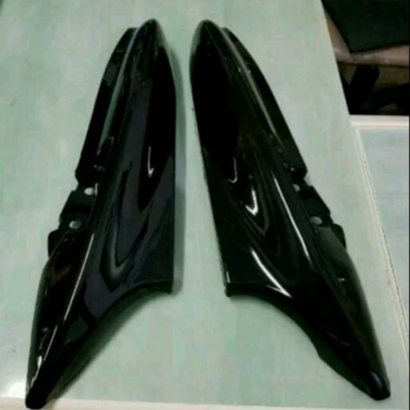 Cover Body bodi Megapro Lama hiu Hitam tanpa pet stop