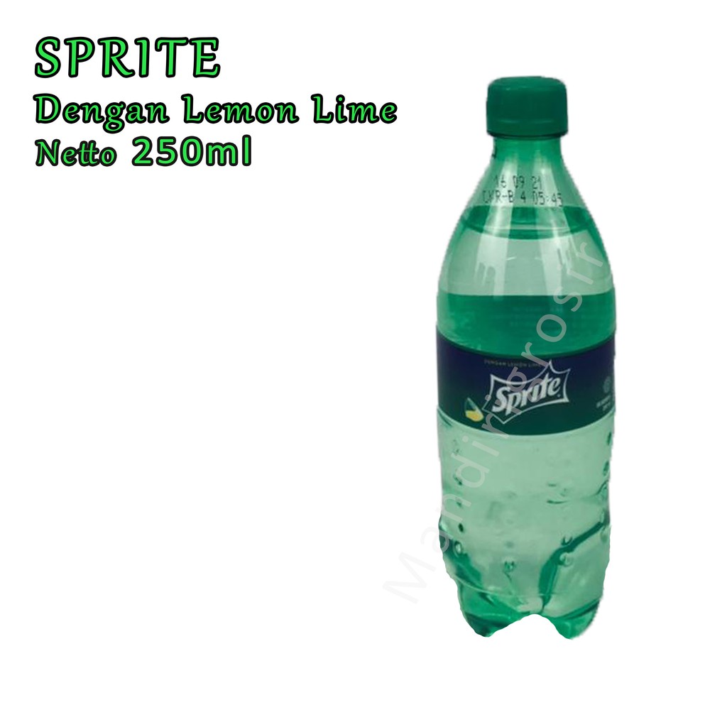 Sprite * Minuman * dengan Lemon Lime * 250ml * botol