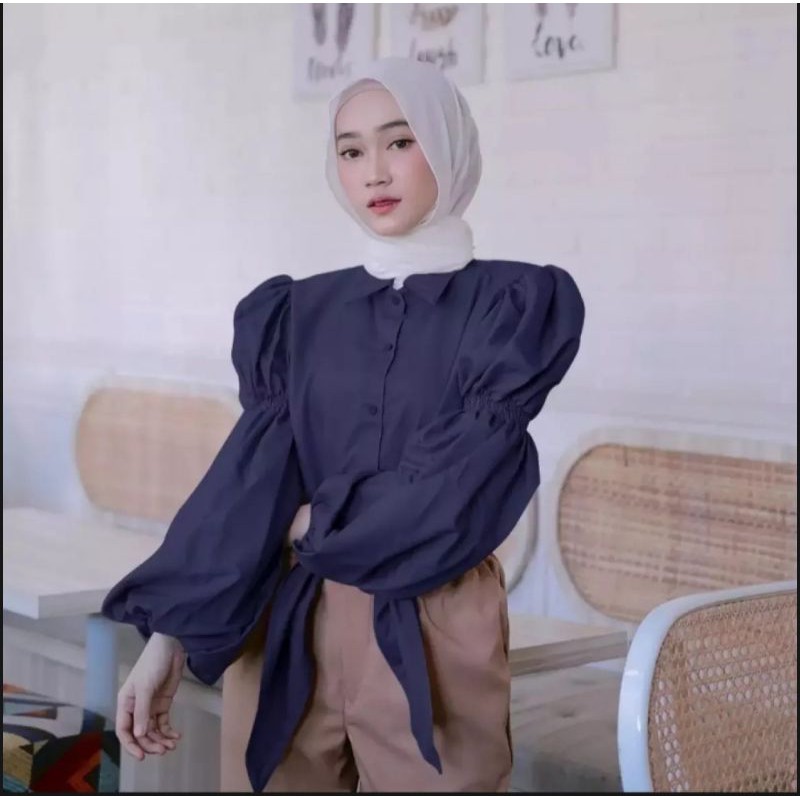 KAYLA BLOUSE / atasan terbaru / atasan lucu / tangan balon