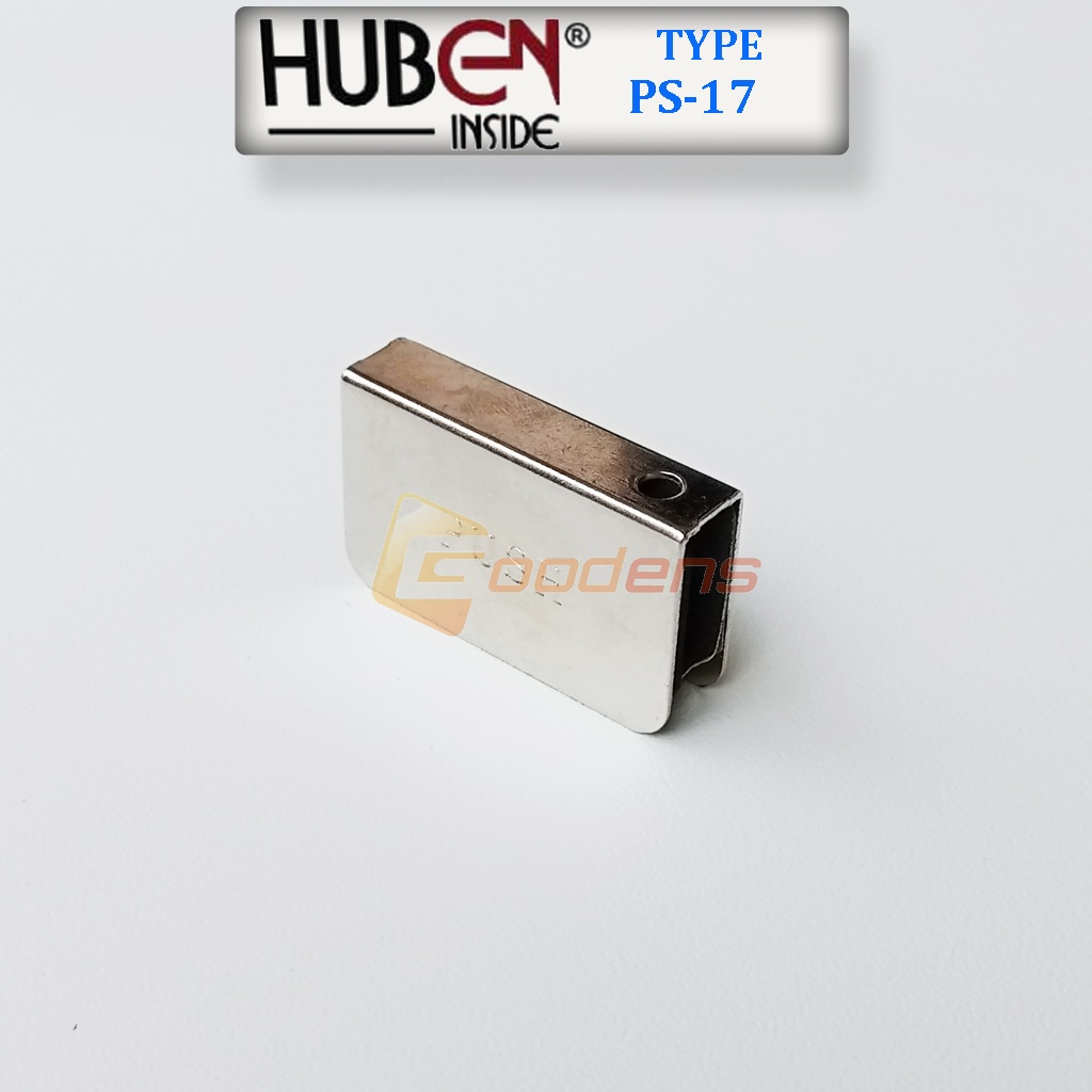 Huben PS-17 Push Single plat jepit kaca