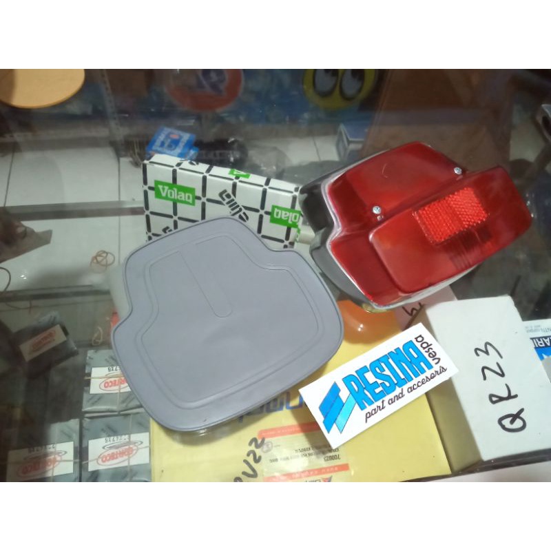 lampu stoplam belakang Vespa super sprint taun 66