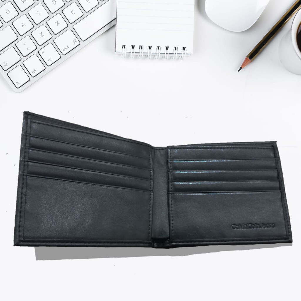 DOMPET KULIT PRIA HITAM DOMPET LIPAT PENDEK IMPPORT DOMPET PRIA