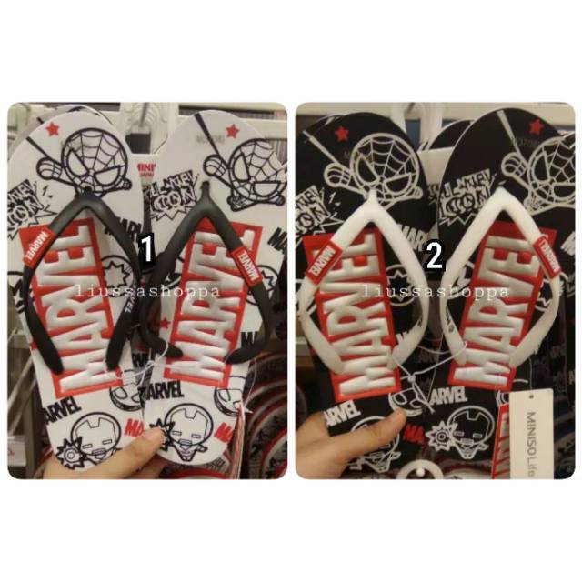 Sendal Jepit Miniso - Marvel Women's Flip Flops