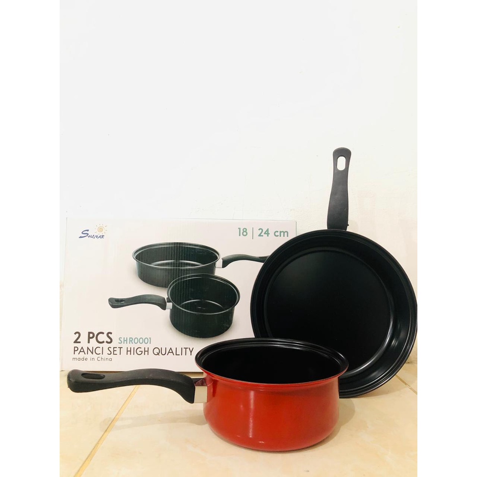 (3KG) SHENAR PANCI SET SPATULA / PANCI COOKWARE / PANCI WAJAN SET HITAM / PANCI SET HITAM / PERALATAN MASAK / PERALATAN DAPUR