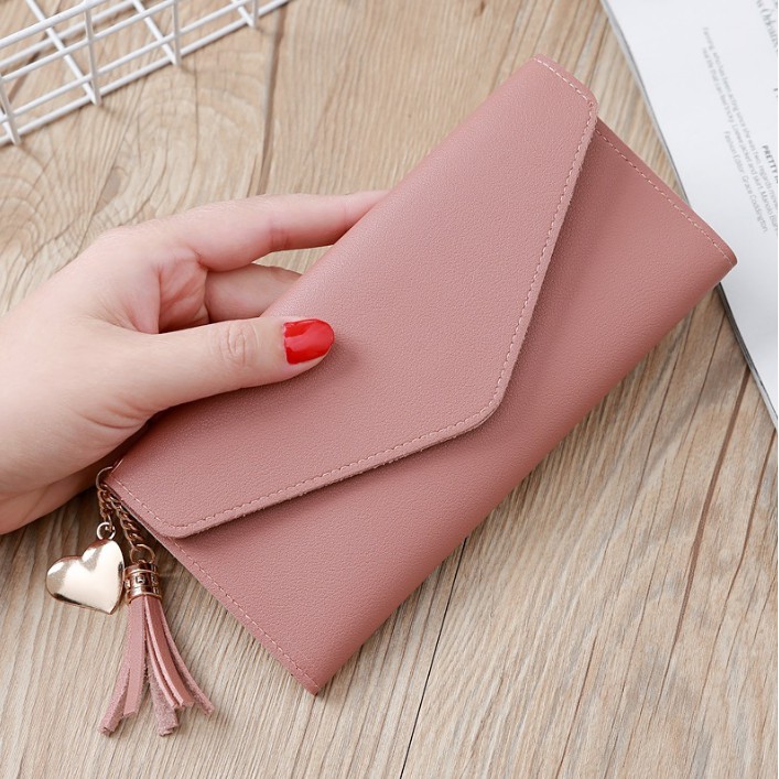 Dompet Panjang Wanita WD104 Dompet Panjang Lipat Import Dompet Korea Style