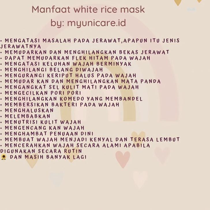 ⚡️COD⚡️ AKUN PUSAT ASLI MYUNICARE.ID MASK (tanpa aplikator) grosir