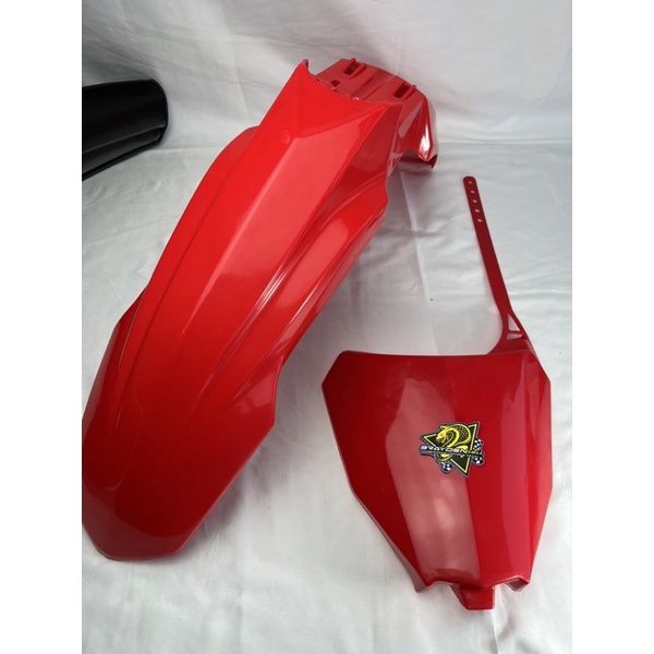 PAPAN NOMOR DAN SPAKBOR CRF 450/PAPAN NOMOR CRF450/SPAKBOR DEPAN CRF450/PAKET SPAKBOR DEPAN CRF 450