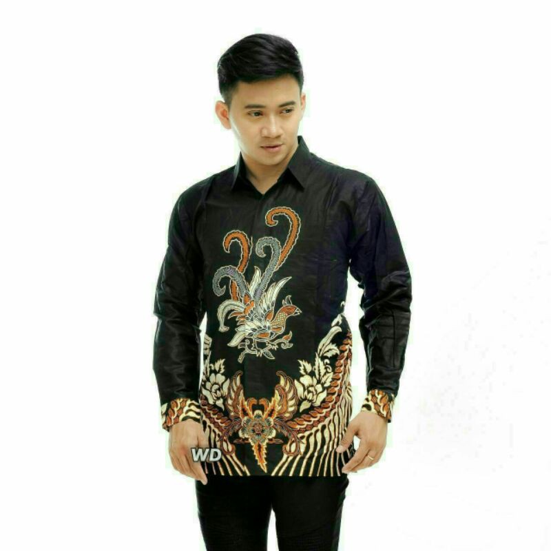 Maura Couple - Sania Ruffle Batik Couple Ori Ndoro Jowi DNT-Kemeja ayam