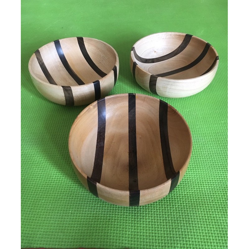 Mangkuk Kayu 15-16cm Mangkuk Blaster Kayu Mahoni Sonokeling