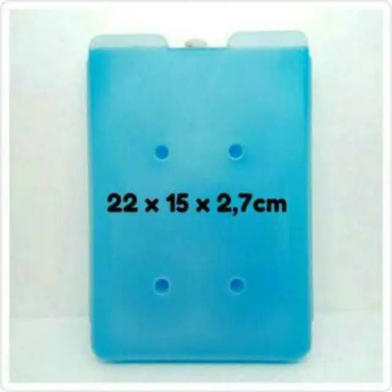 ice pack blue 15×22cm sedang dry ice gel thermafreeze food grade