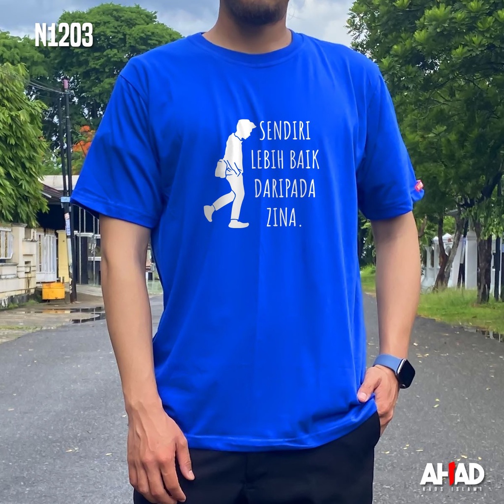 Kaos Islami Ahad - Sendiri lebih baik daripada zina N1204