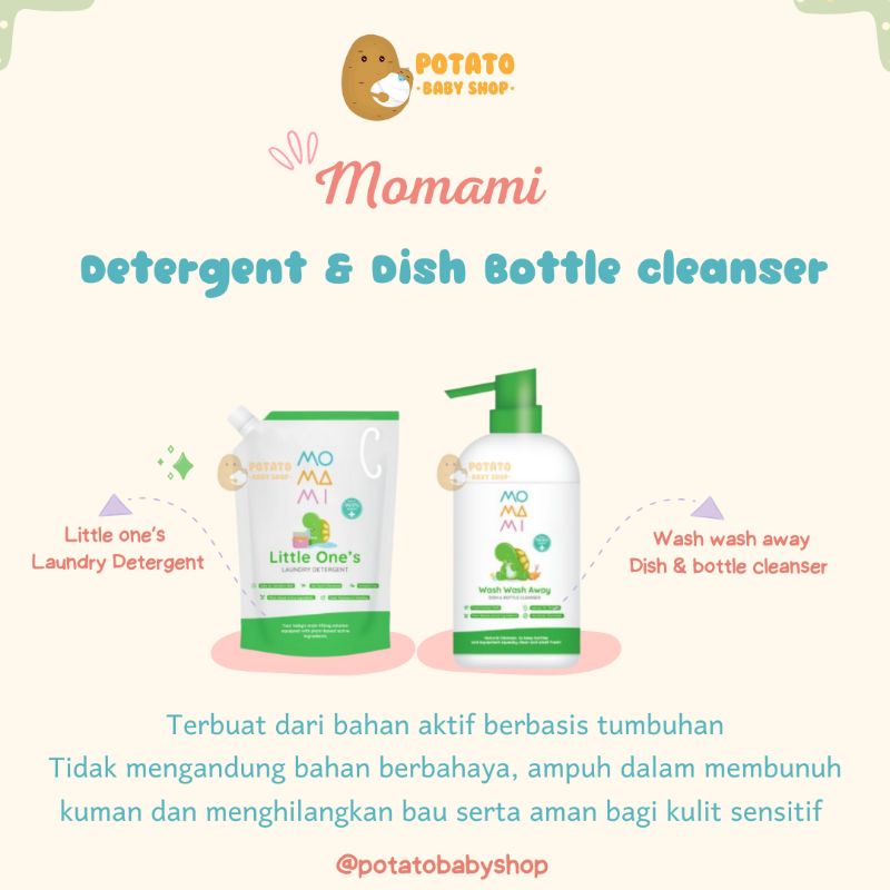 Momami Little One Laundry Detergen 900ml / Detergent Cair