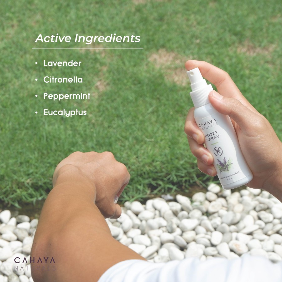 Cahaya Naturals Mozzy Spray ( Natural Mosquito Repellent)