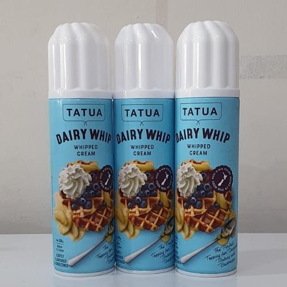 (BISA COD) Tatua Whipped Cream Aerosol 250Gr | Dairy Whip Cream