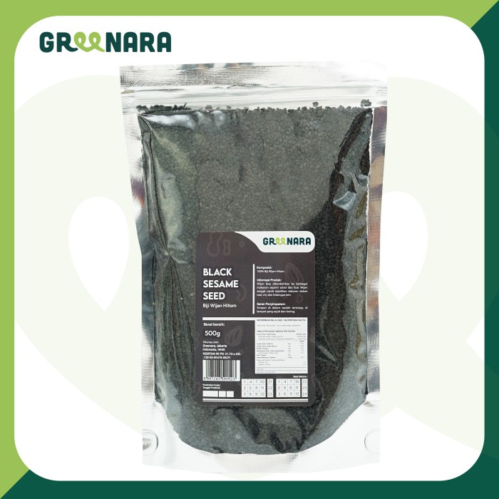 

✨COD✨ Wijen Hitam / Black Sesame Seed 500gr