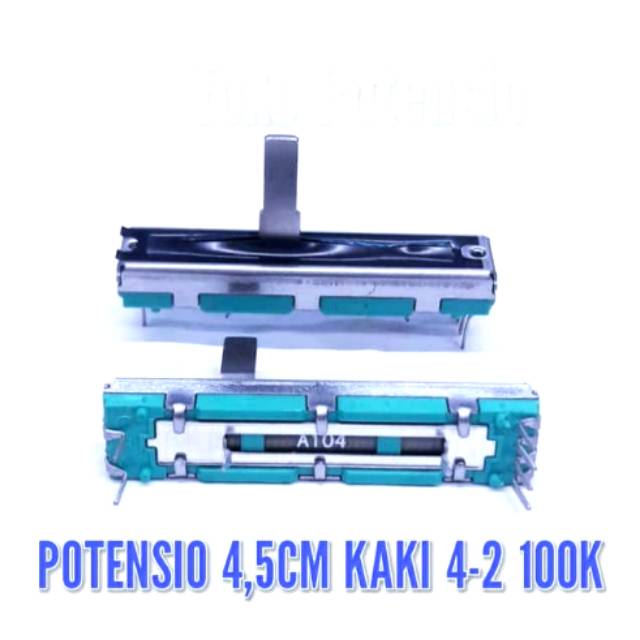 Potensio Geser 4,5cm Kaki 4-2 A104/100K