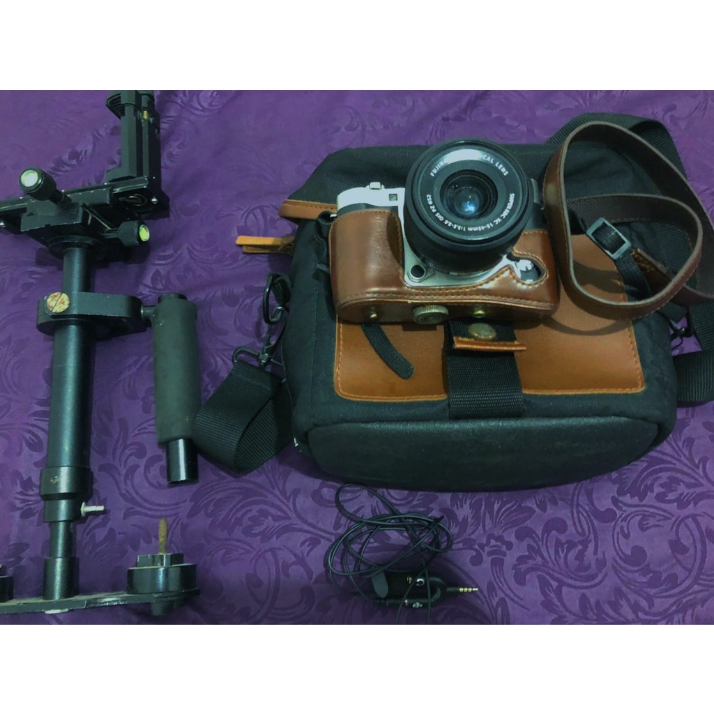 MURAH Kamera FUJI XA3 Lensa Fujinon Aspherical lens super EBC x C 15-45mm (Second) Mesin Normal FREE