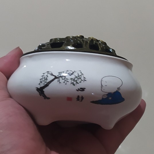 Tempat Bakar Dupa - Hio Lo Kecil Impor Tempat Bakar Dupa Keramik Tembaga Aromaterapi Hiolo